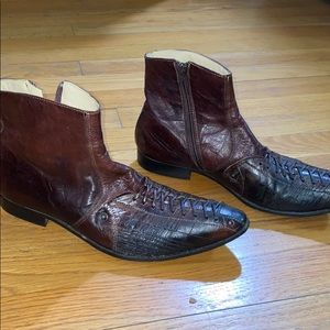 Real leather Boots made in Italy